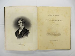 A Record of the Proceedings of the London and Westminster Bank. London, R. Clay, 1847.