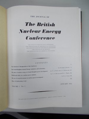 The Journal of British Nuclear Energy Conference, Volume 1 (1956)