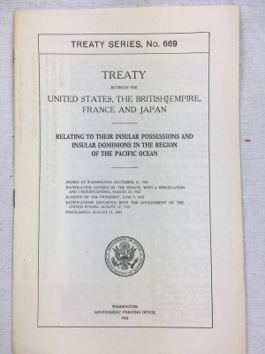 Treaty between the United States, the British Empire, and France and Japan