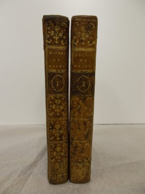 Esprit de Mably et de Condillac, relativement a la morale et a la politique. Tome 1-2. Grenoble, Le Jay, 1789.