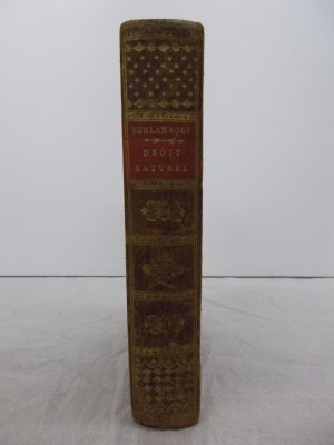 Elemens du Droit Naturel; Devoirs de l'Homme et du Citoyen, traduit de Pufendorf par Barbeyrac. Nouvelle edition. Paris, Janet et Cotelle, 1820.