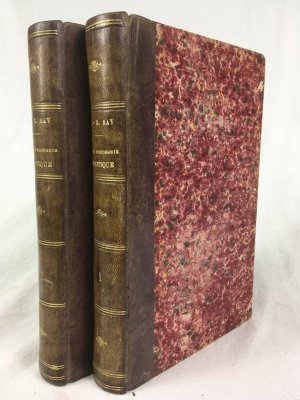 Traite d'Economie Politique, ou Simple Exposition. De la Maniere dont se Forment, se Distribuent, et se Consomment les Richesses. 2 tomes., Paris, Deterville, 1817.