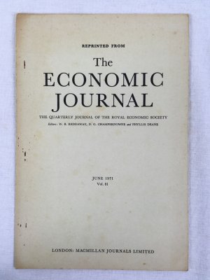 A Re-interpretation of Turgo's Theory of Capital and Interest. London, 1971.