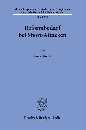 Reformbedarf bei Short-Attacken.