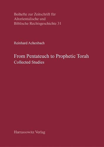 From Pentateuch to Prophetic Torah