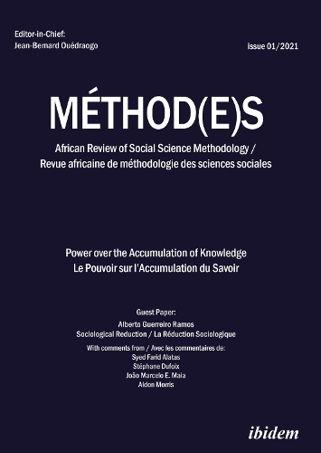 Method(e)s: African Review of Social Science Methodology / Revue africaine de methodologie des sciences sociales.