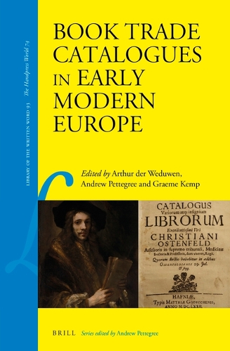Book Trade Catalogues in Early Modern Europe.