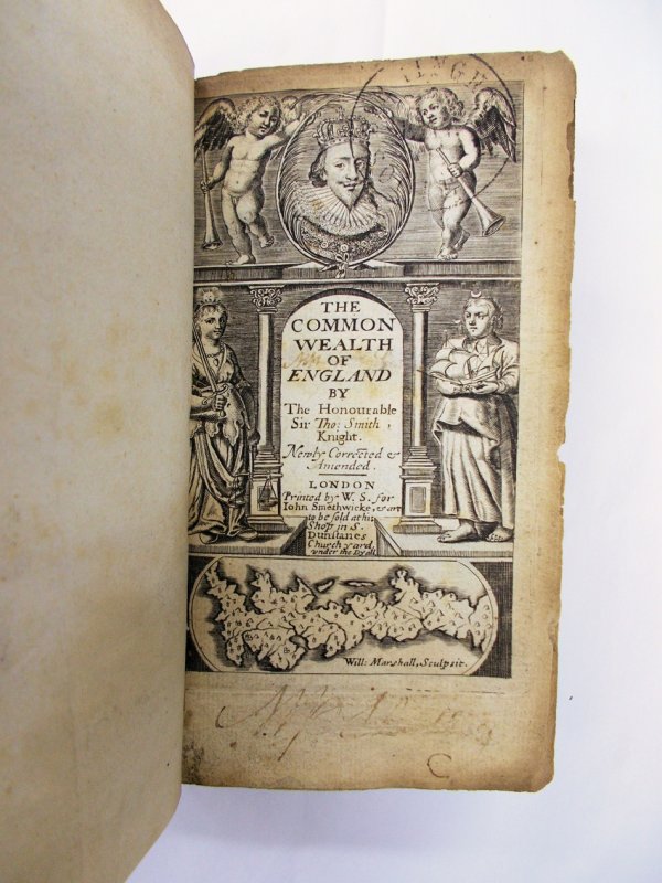 The Common-wealth of England: And the manner and Government thereof. London, J. Smethwicke, 1640.