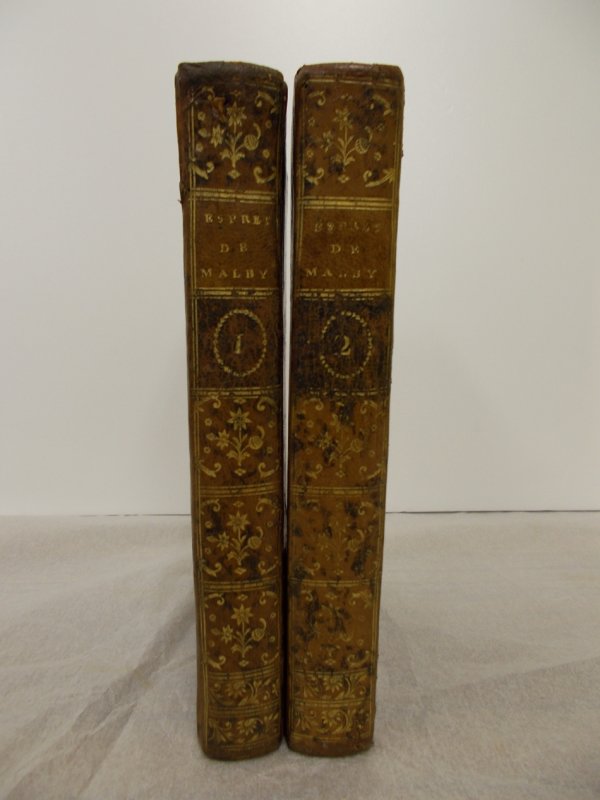 Esprit de Mably et de Condillac, relativement a la morale et a la politique. Tome 1-2. Grenoble, Le Jay, 1789.