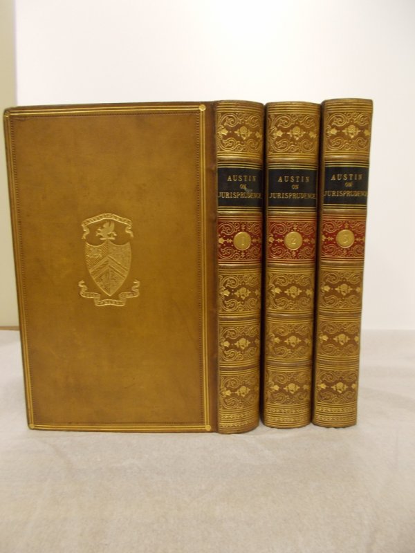 The Province of Jurisprudence Determined. Second Edition. / Lectures on Jurisprudence being the sequel to "The Province of Jurisprudence Determined." Vols. II-III. London, John Murray, 1861/63.