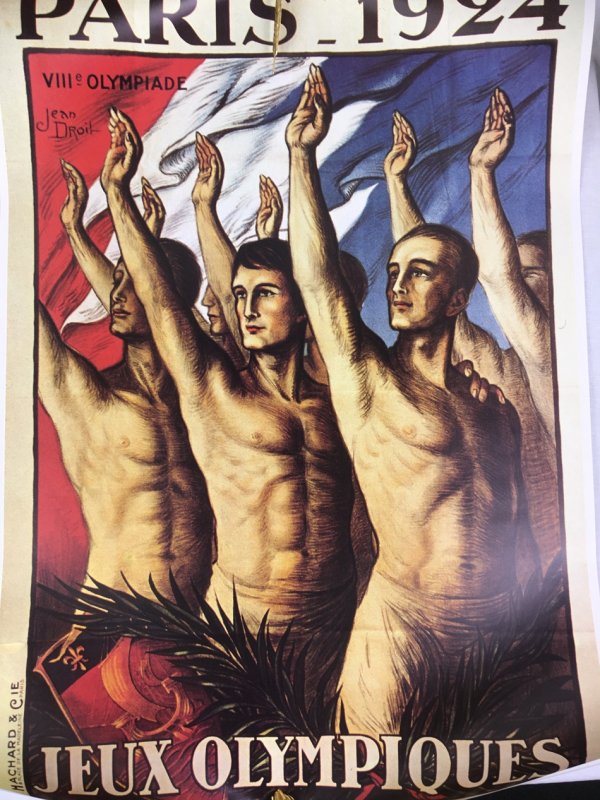 Collection of 16 Official Olympic Poster Reprints, 1896-1948. Lausanne, 1983-84.