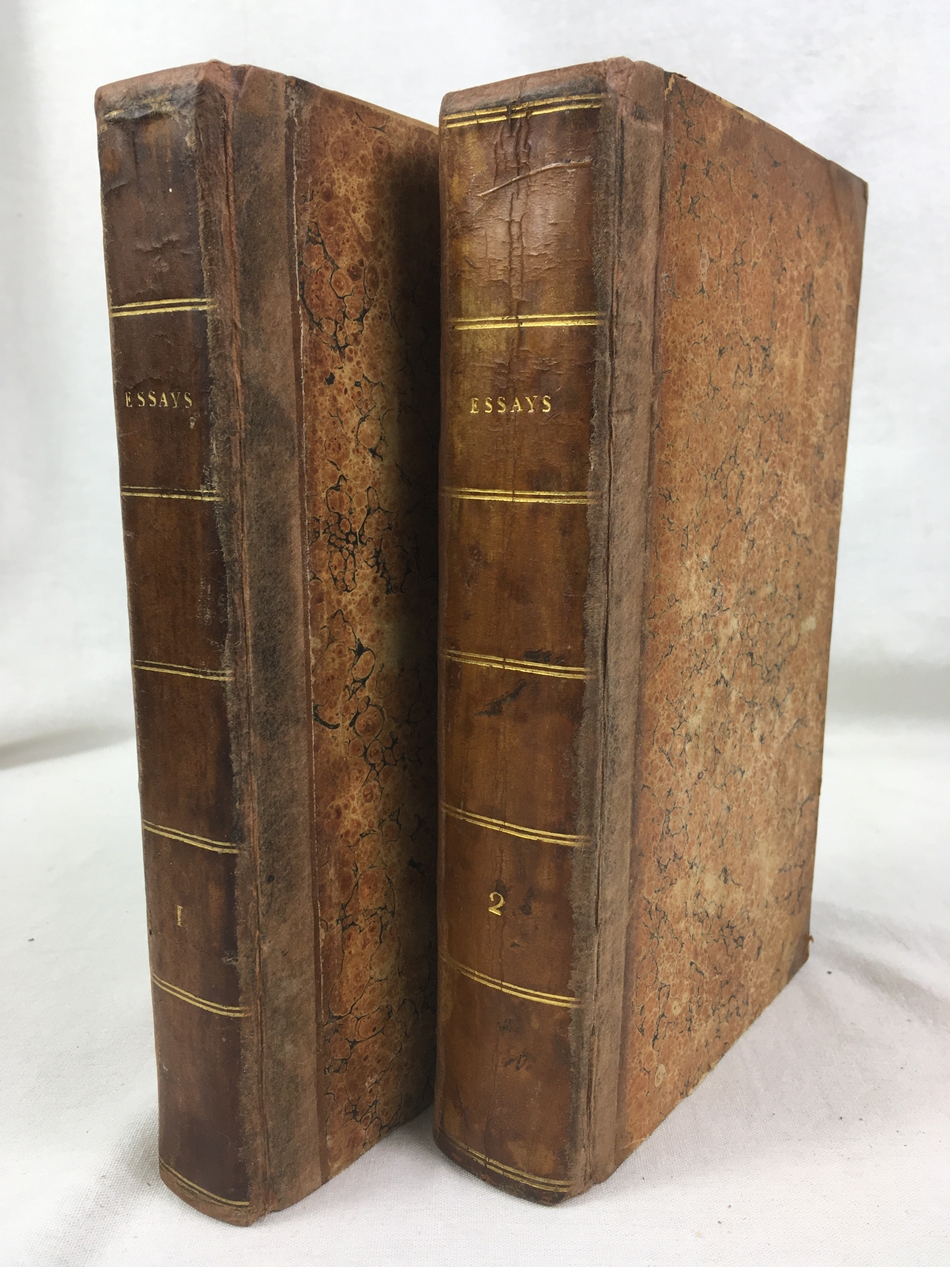 Essays, Philosophical, Historical, and Literary. 2 vols. London, C. Dilly, 1789/1791.