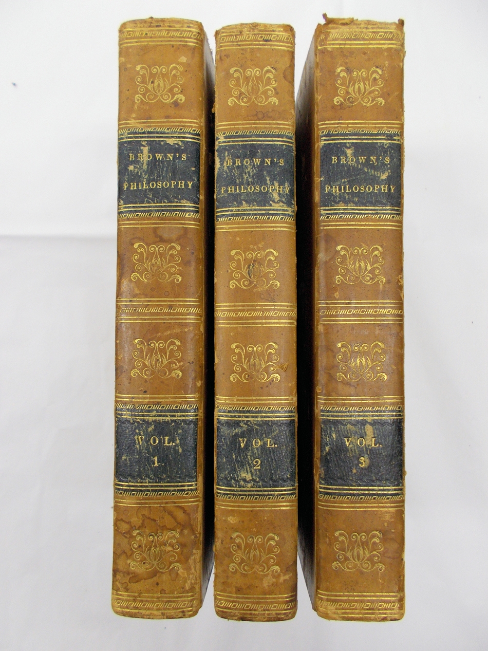 Lectures on the Philosophy of the Human Mind. In three volumes. Andover, Mark Newman, 1822.