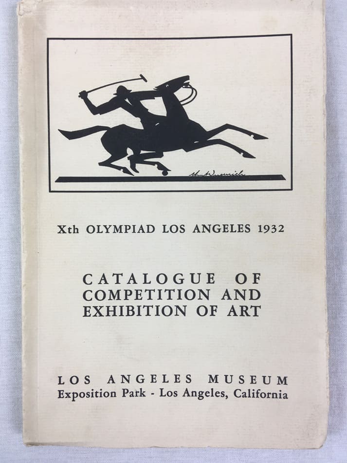 Los Angeles Museum, Xth Olympiad Los Angeles 1932. Catalogue of Competition and Exhibition of Art, Los Angeles, 1932.